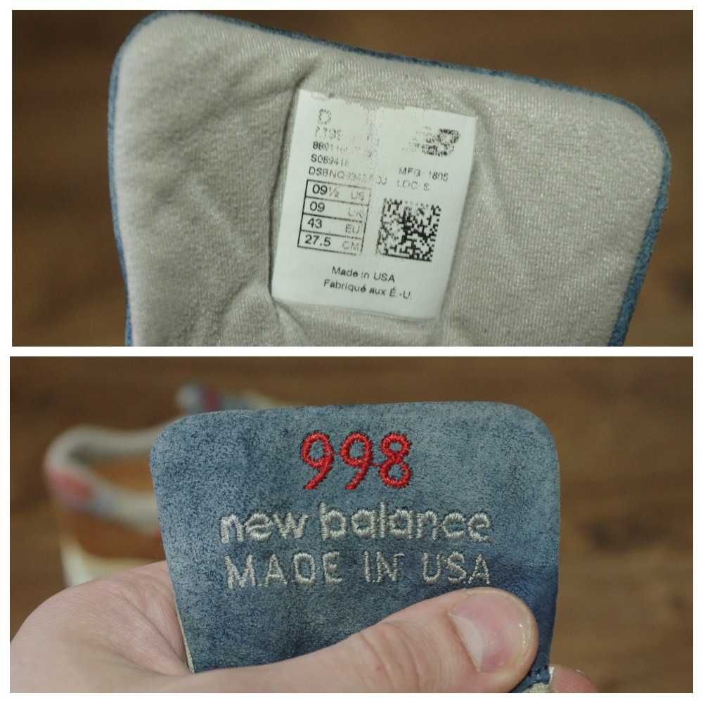 Кроссовки New Balance 998 Made in USA оригінал 43 розмір
