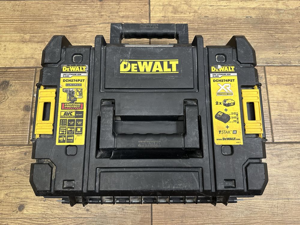 Młotowiertarka udarowa akumulatorowa DeWalt DCH274 + walizka TSTak