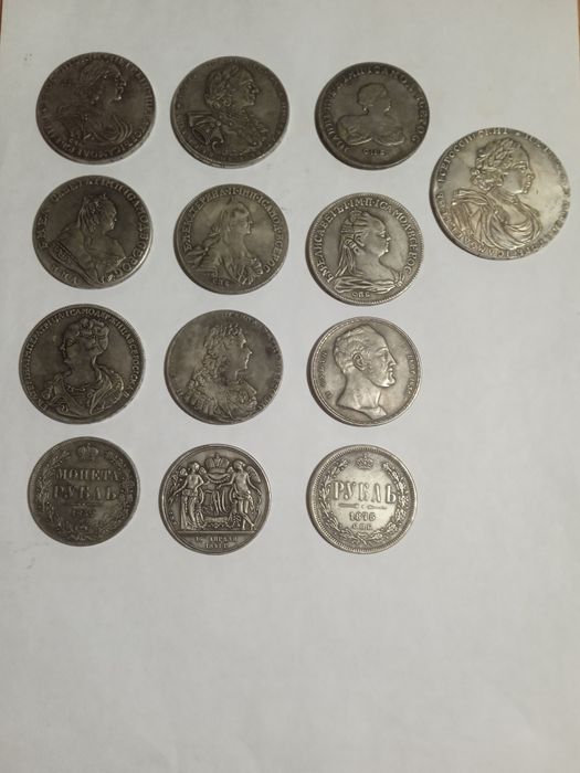 Рублі срібні 18-19 ст.