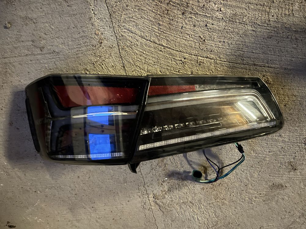 Zestaw 3 lamp tylnych do audi a6 c7 lampy lampa