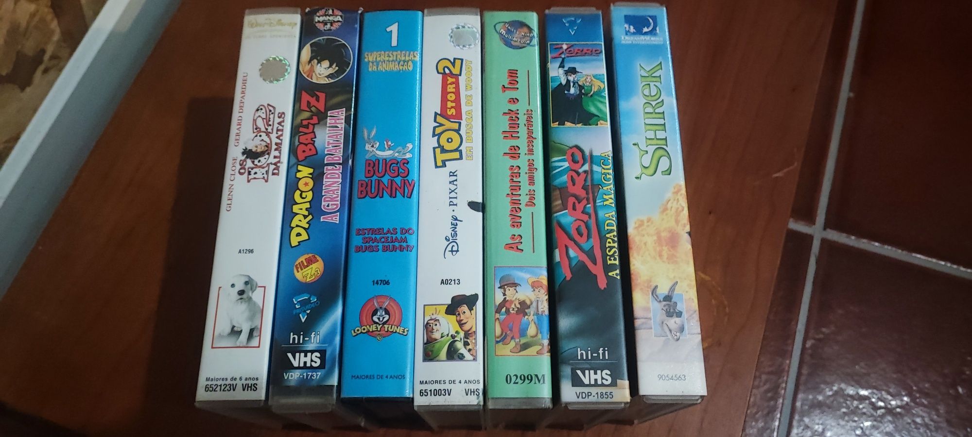 Filmes animação VHS