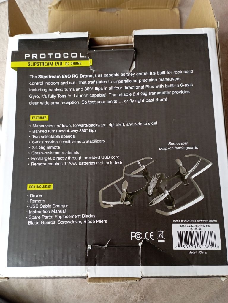 Dron slipstream Evo, Protocol