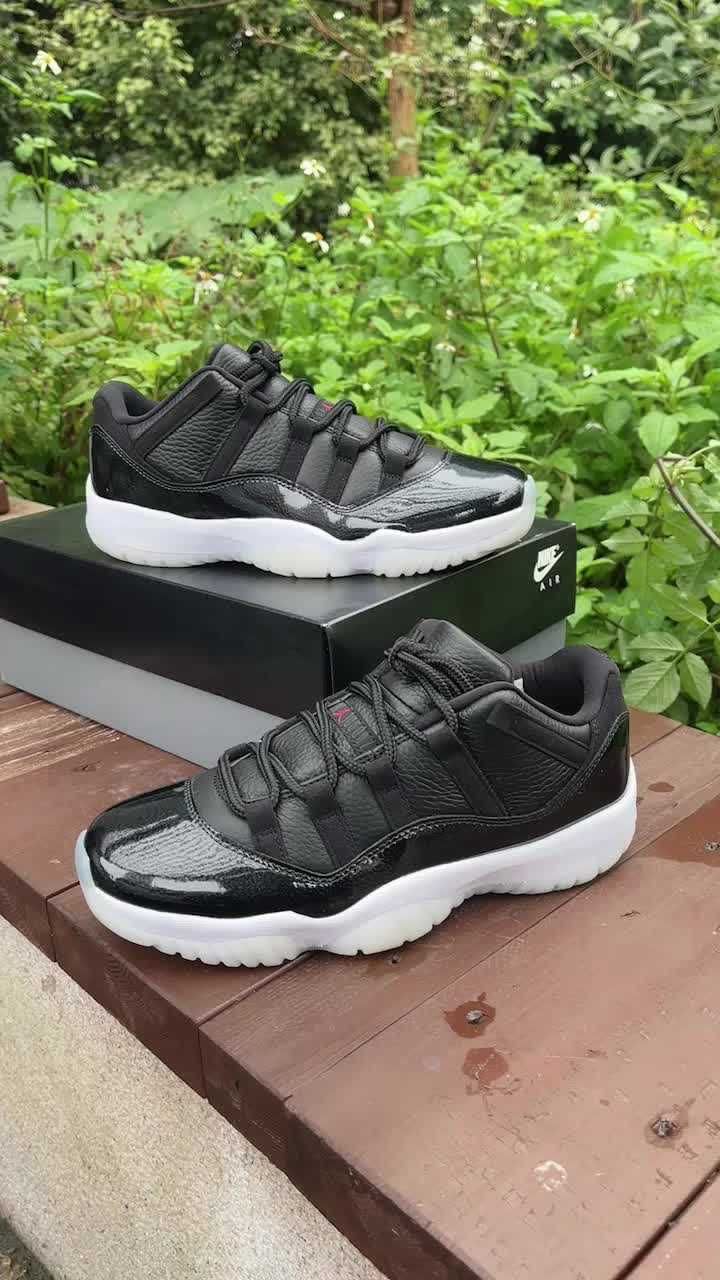 Air Jordan 11 Low "72-10" low top devil  36——46