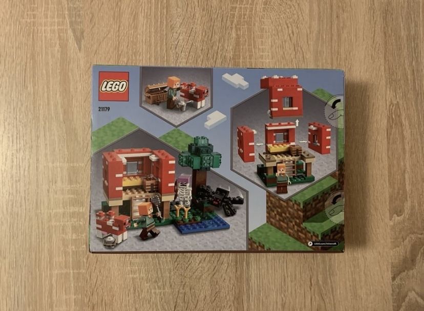 Nowe Lego MINECRAFT 21179 Dom w grzybie