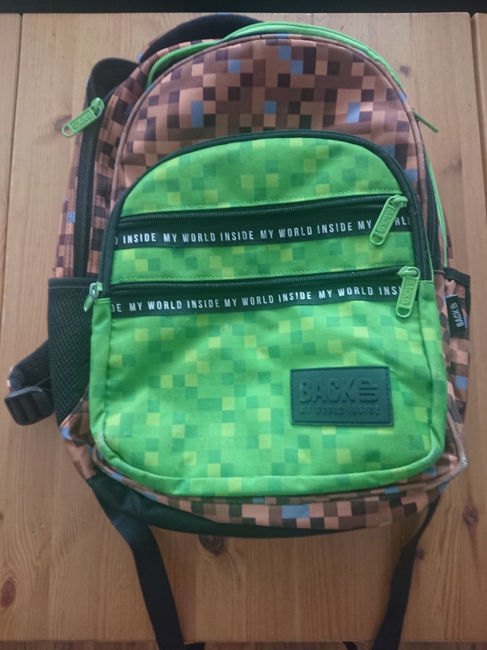 Plecak szkolny Back UP MINECRAFT Dirt.