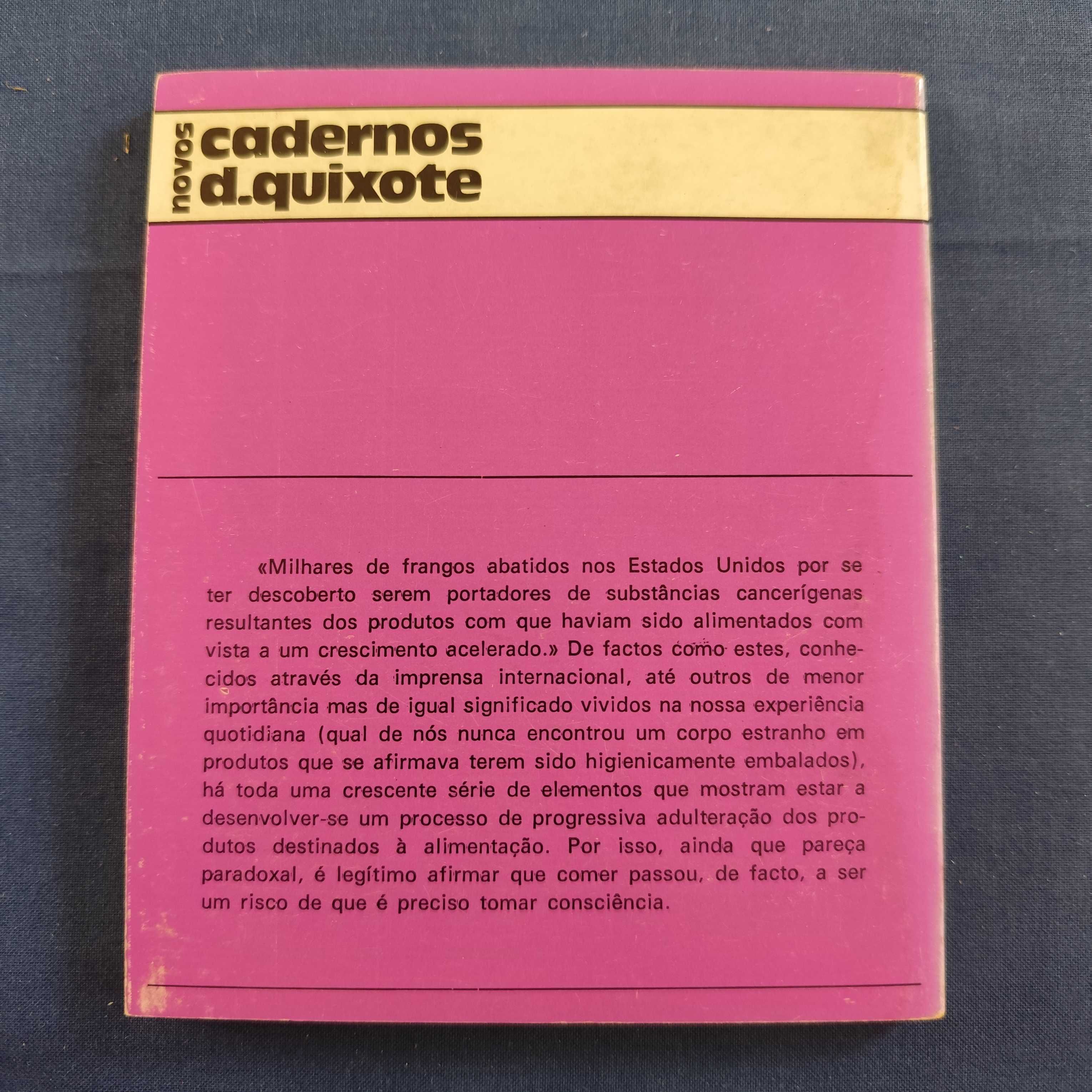 Cadernos D. Quixote 18 - Comer- Perigo de Morte? (Aubert e Zwerdling)