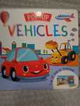 Vehicles pop-up book, książka dla najmłodszych (stan bdb)