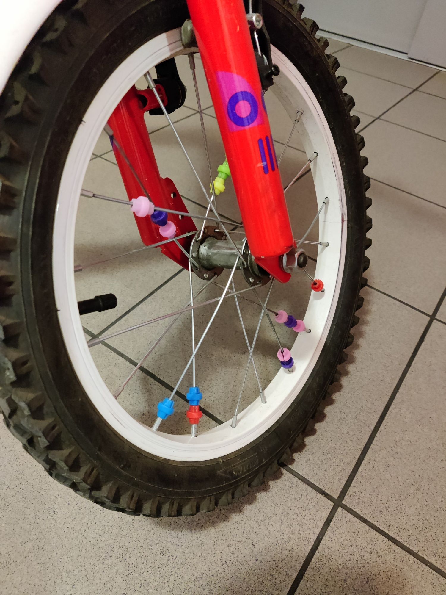 Rower Kross Lea Mini 3.0 16 cali biały, różowy, fioletowy