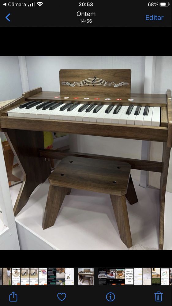 Piano para crianças novo