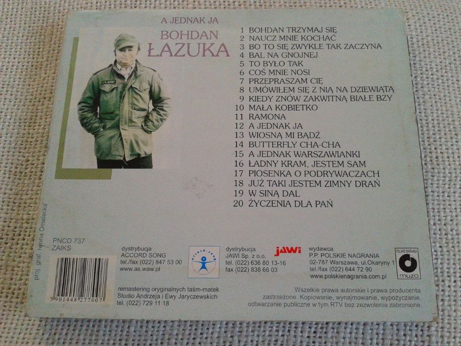 Bogdan Łazuka - A Jednak Ja! CD