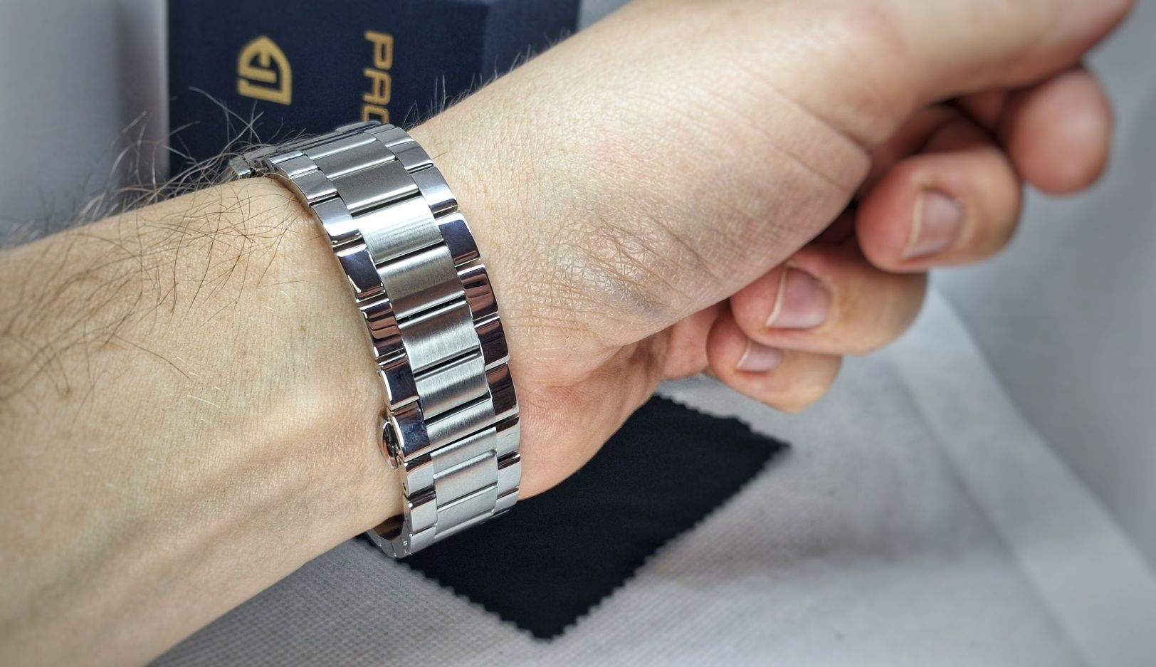 Zegarek Pagani Design stalowy, nowy, chrono!