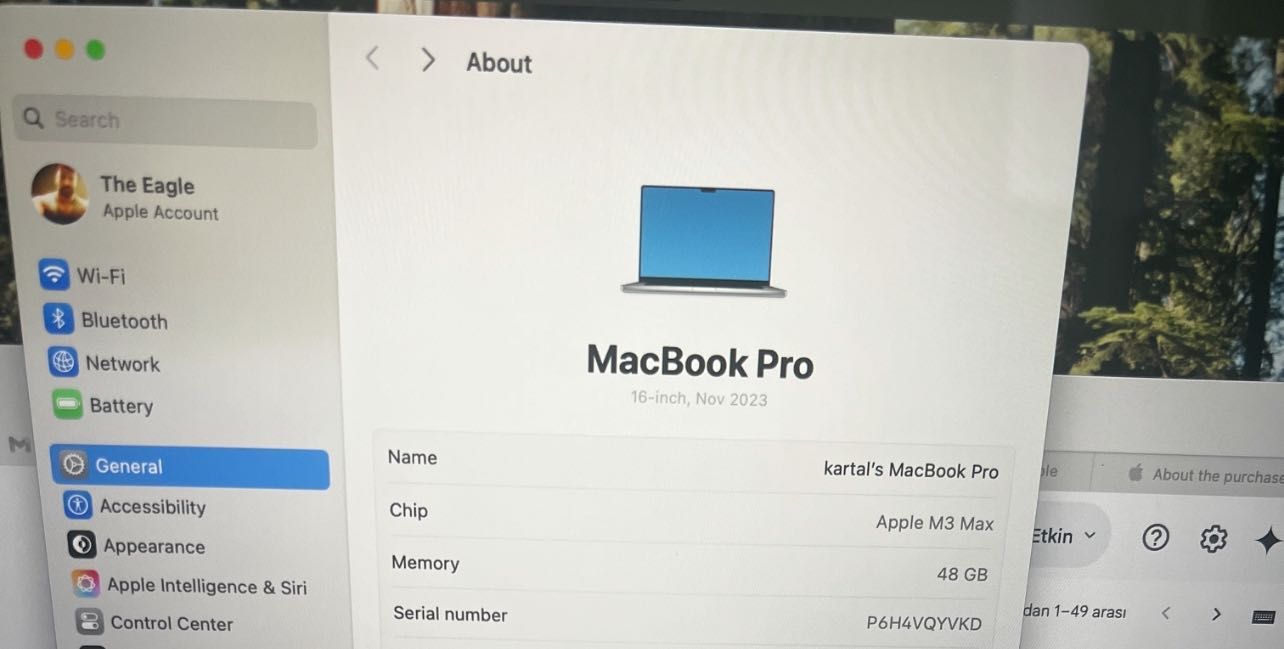 16' macbook m3  max 16cpu 40 gpu 48gb ram 1tb ssd silver