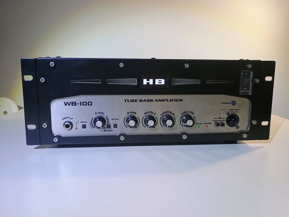 Wzmacniacz lampowy pełna lampa head basowy do basu HandBox WB100