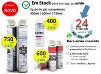 Spray de gás comprimido | 400ml | 600ml | 750ml