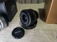Objetiva AF-S Nikkor 35mm f/1.8 G DX para Nikon
