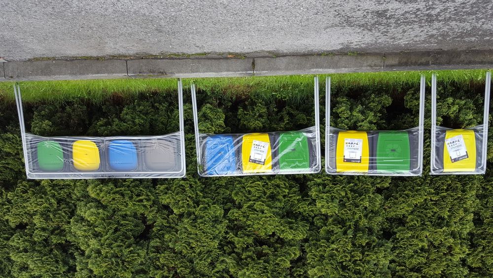 Stabilny Stojak na worki na śmieci Grube rurki!