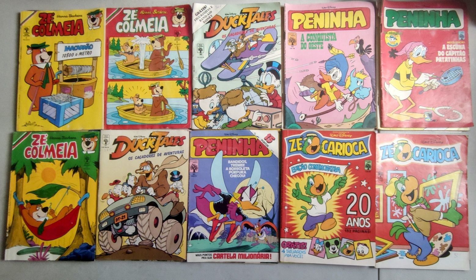 Revistas 6 - Patinhas, Zé Carioca, Peninha e outros (Ler Anuncio)