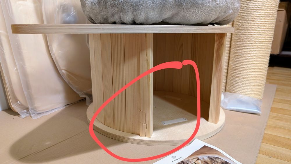 Natural Paradise Drapak Dla Kota Magnolia Xl Plus 105X90X175Cm Szary