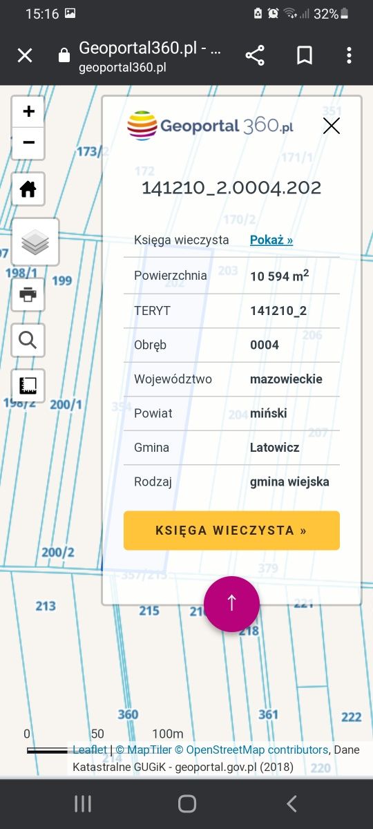 Działka rolna łąka