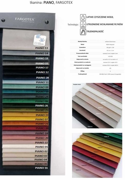 Ławka pufa PUF tapicerowana siedzisko glamour loft różne Velvet Sztruk