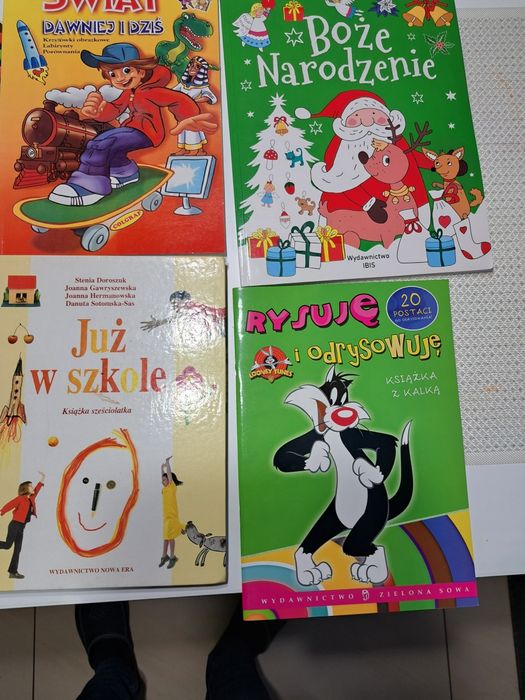 Różne książki edukacyjne zestaw tanio.