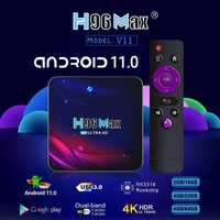 Смарт ТВ приставка Smart TV Box Android H96 4\64 Gb MAX V11 плеер IPTV