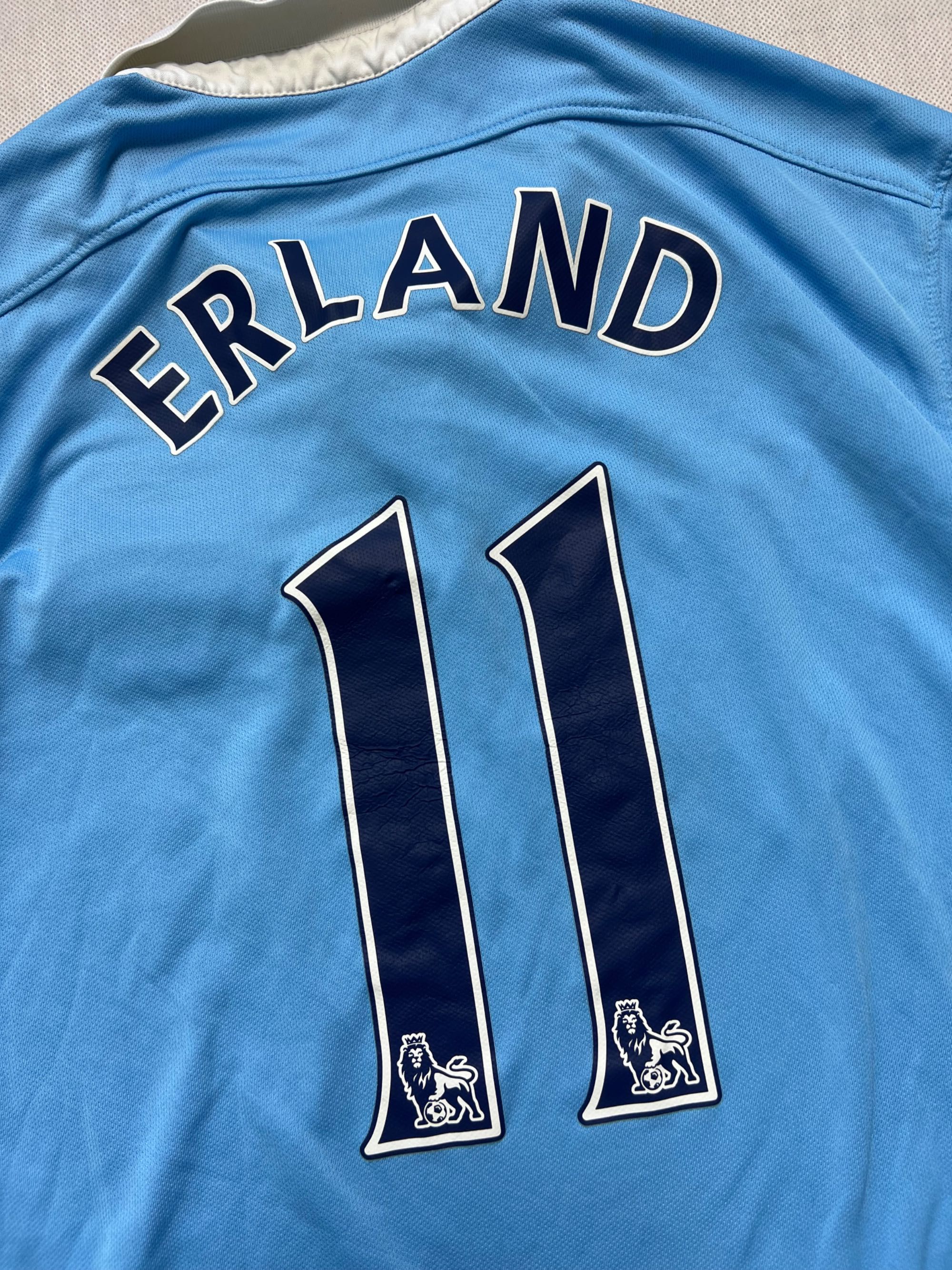 Nike Manchester City 2015/16 Soccer Jersey 11 Erland