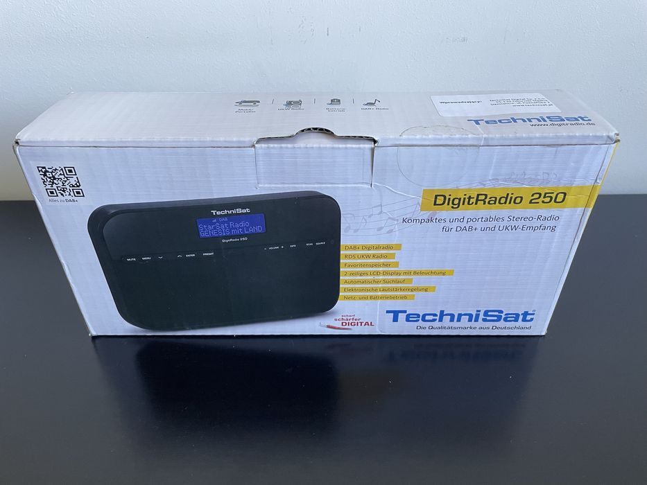 Radio cyfrowe DAB plus Technisat DigitRadio 250 kolor czarny