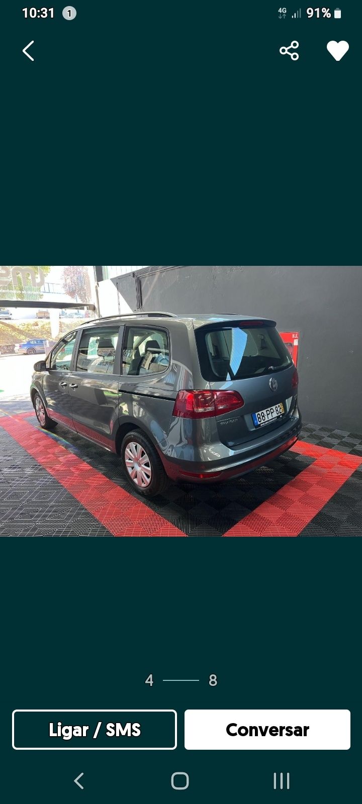 Vendo VW sharan ano 2015