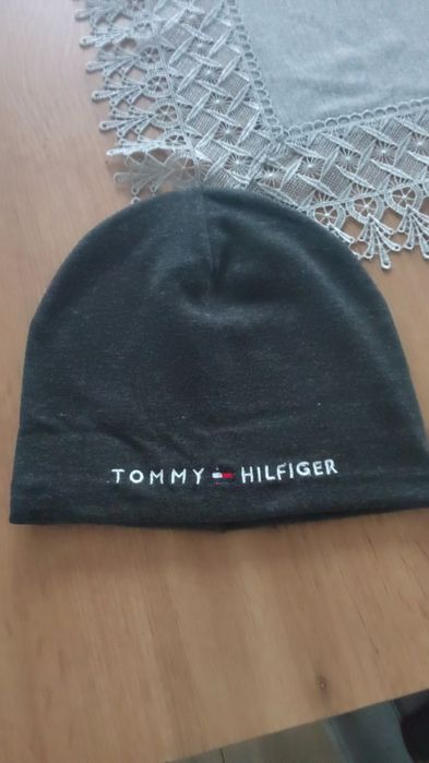 Czapka zimowa z polarem w środku kolor grafitowy