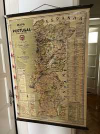 Mapa de Portugal antigo