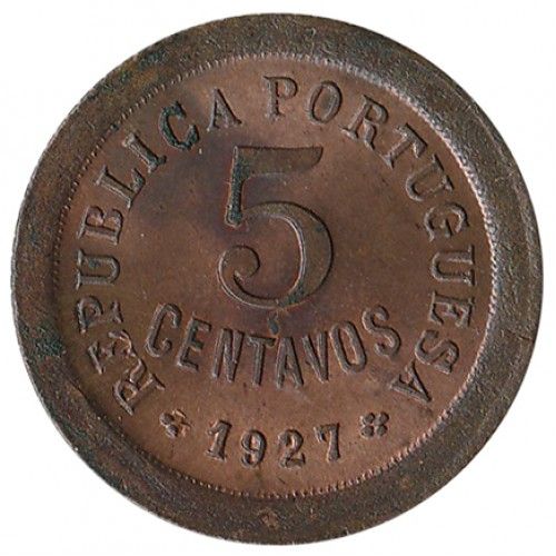 moeda de 5 centavos 1927