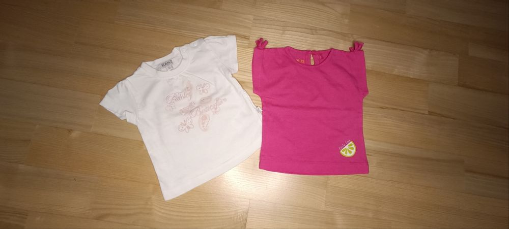 Dwie bluzki koszulki Kanz i nowa 5.10.15 rozm. 62