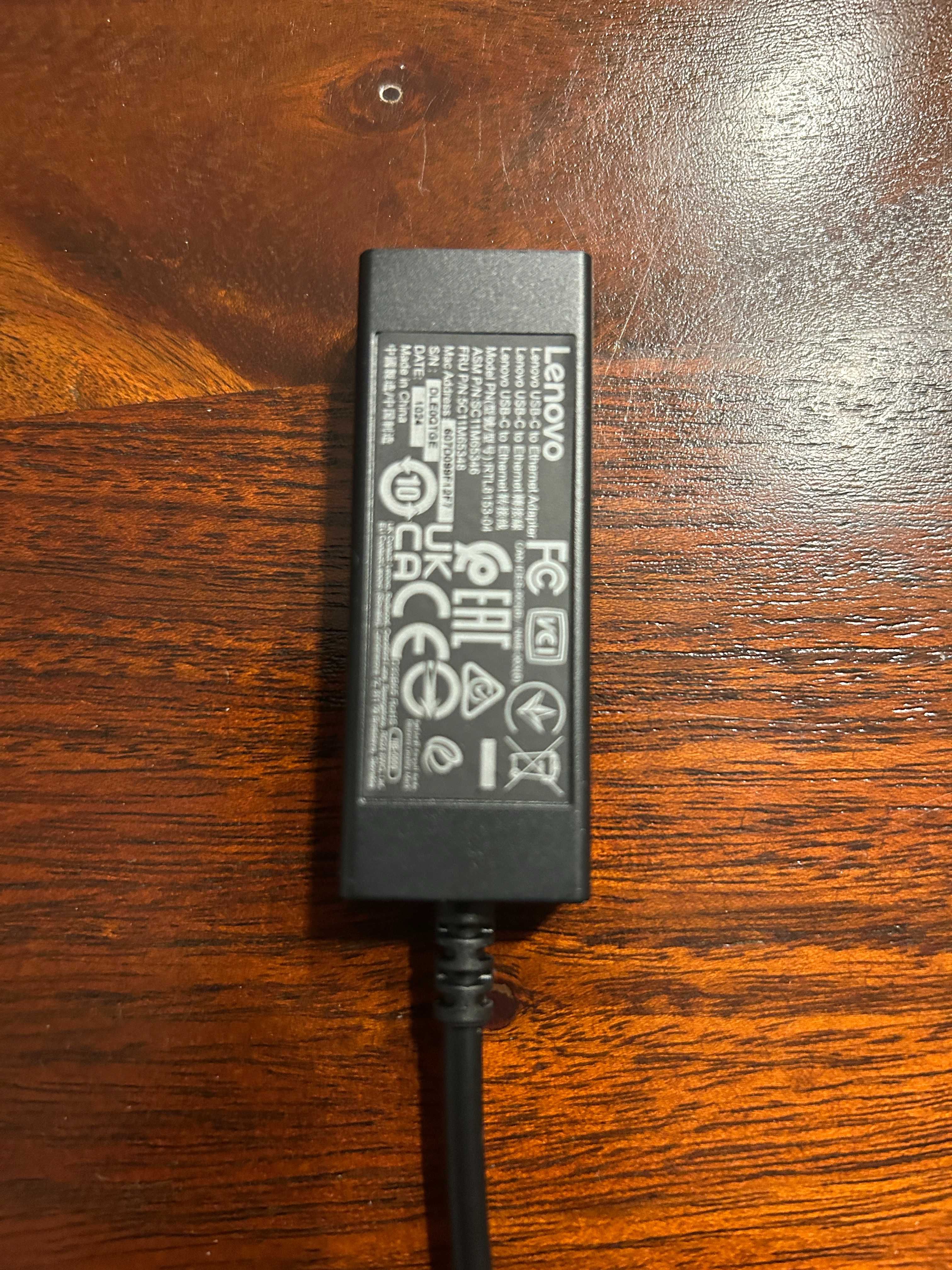 LENOVO USB-C Ethernet adapter rtl 8153-04