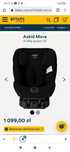Axkid Move 9-25kg fotelik RWF