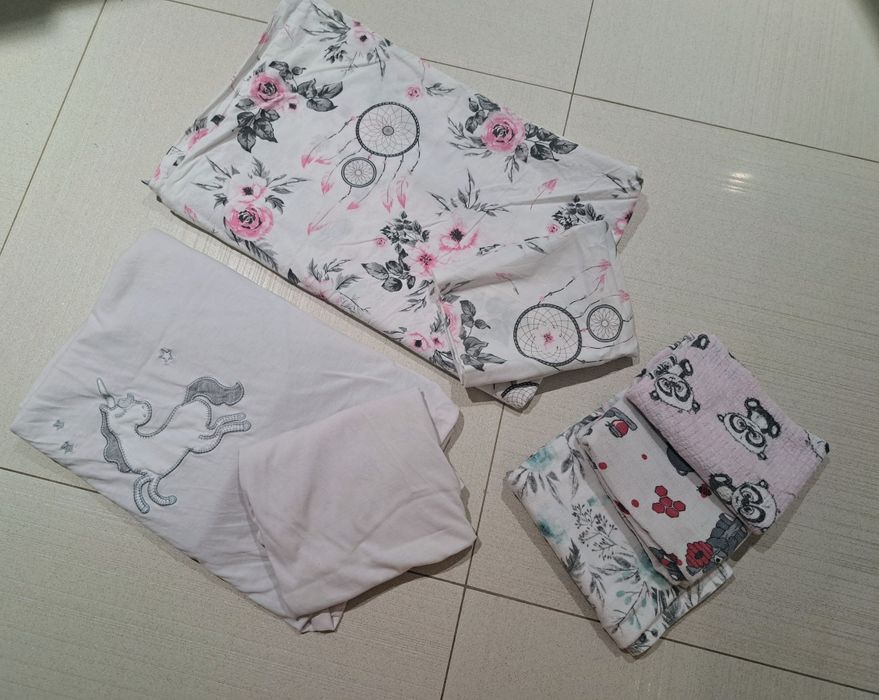 Pieluszki tetrowe, Pościel dla dzieci Cottonmoose 100x135 cm 40x60 cm