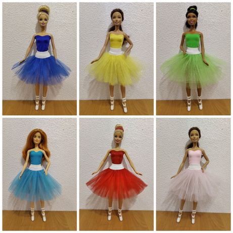 Одежда для Барби костюм для балета юбка-пачка пуанты