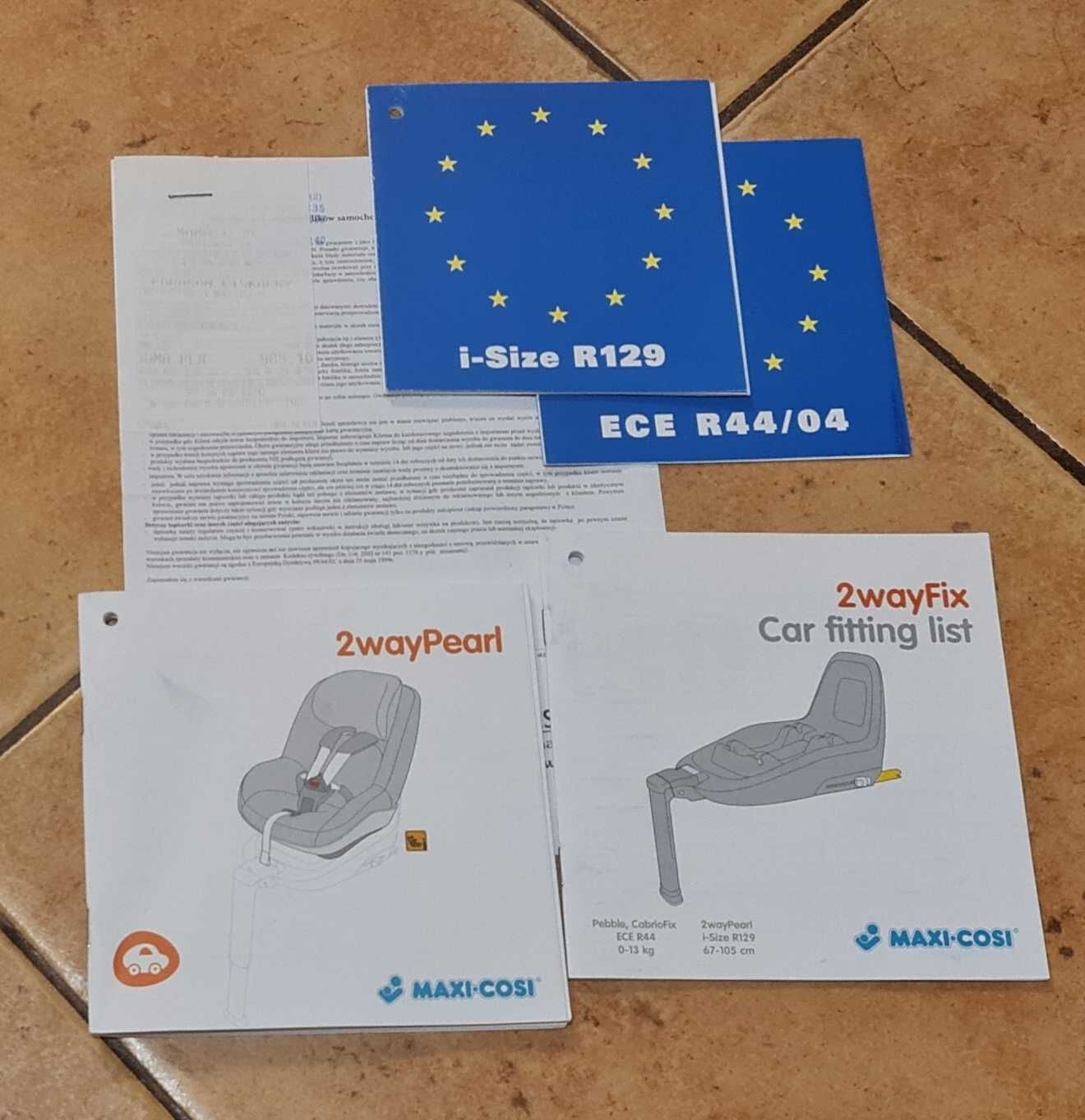 Maxi-Cosi 2WayPearl+ baza 2WayFix - BEZWYPADKOWY
