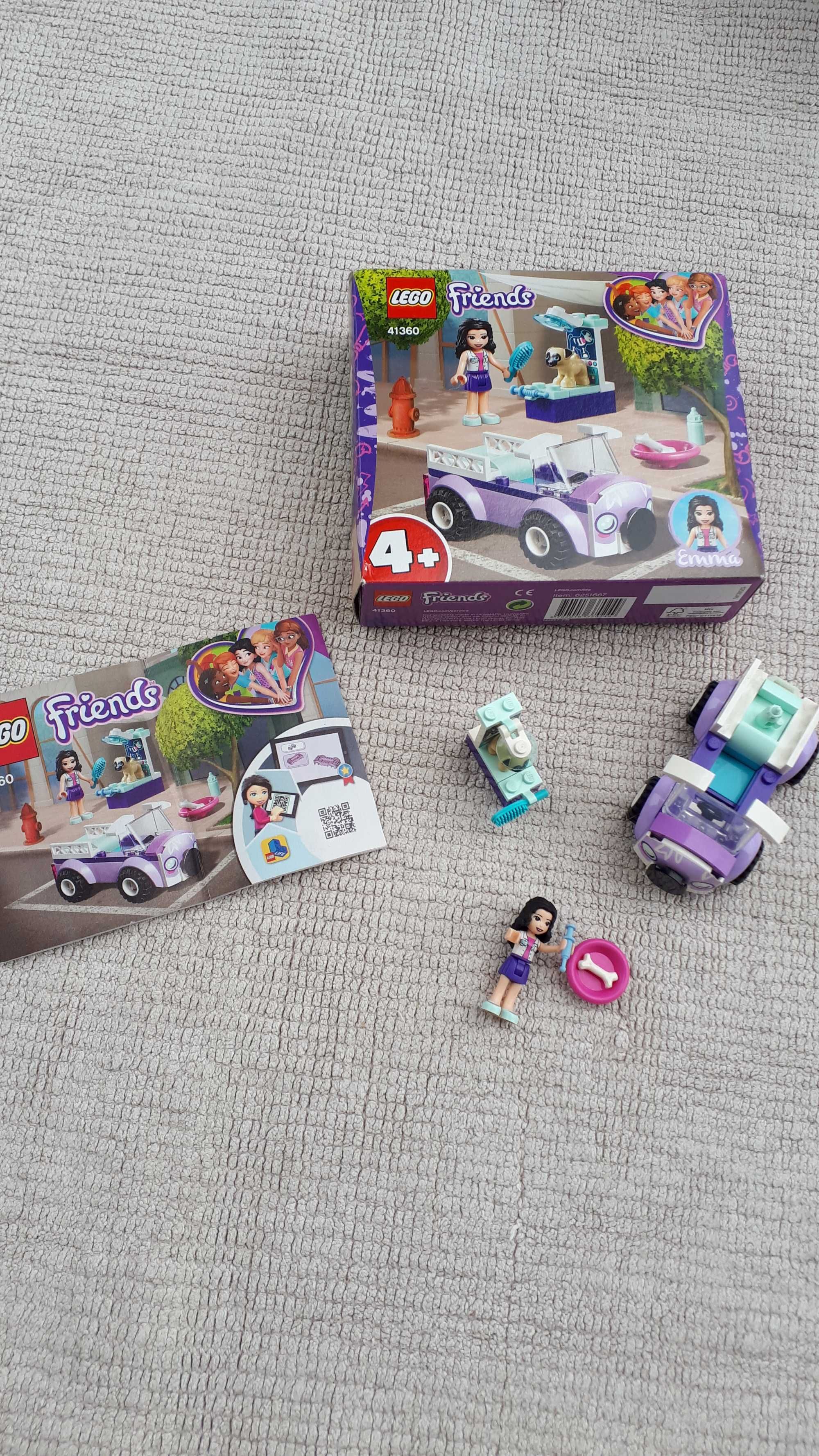 klocki lego friends 41360 mobilna klinika weteryjna Emmy