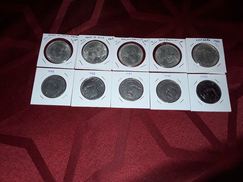 Moédas antigas de coleção Portuguesa