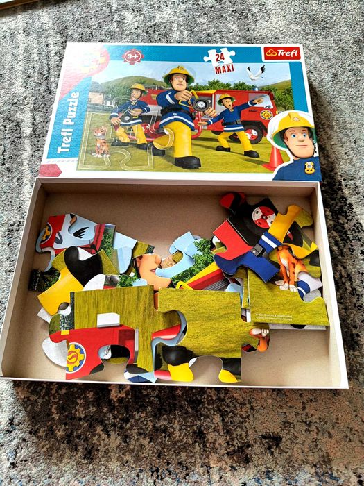 Zestaw puzzli 3+ Peppa, Strażak Sam, Czuczu