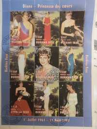 Selos Temáticos Princesa Diana