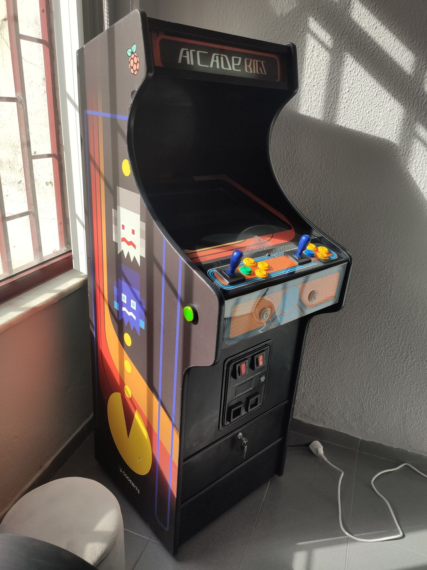 Máquina de jogos arcade