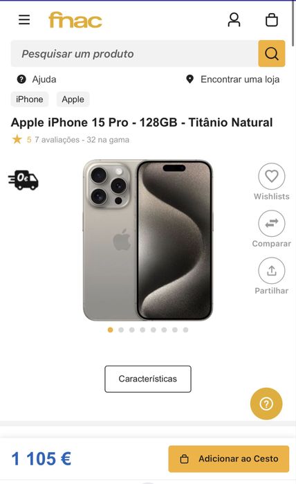 Iphone 15 Pro 128gb