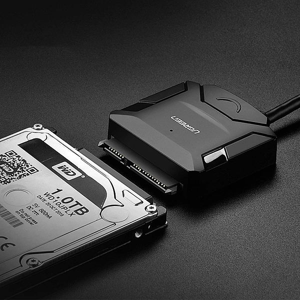 Ugreen kabel adapter do dysku 2.5'' / 3.5'' (USB-A 3.0 - SATA) czarny