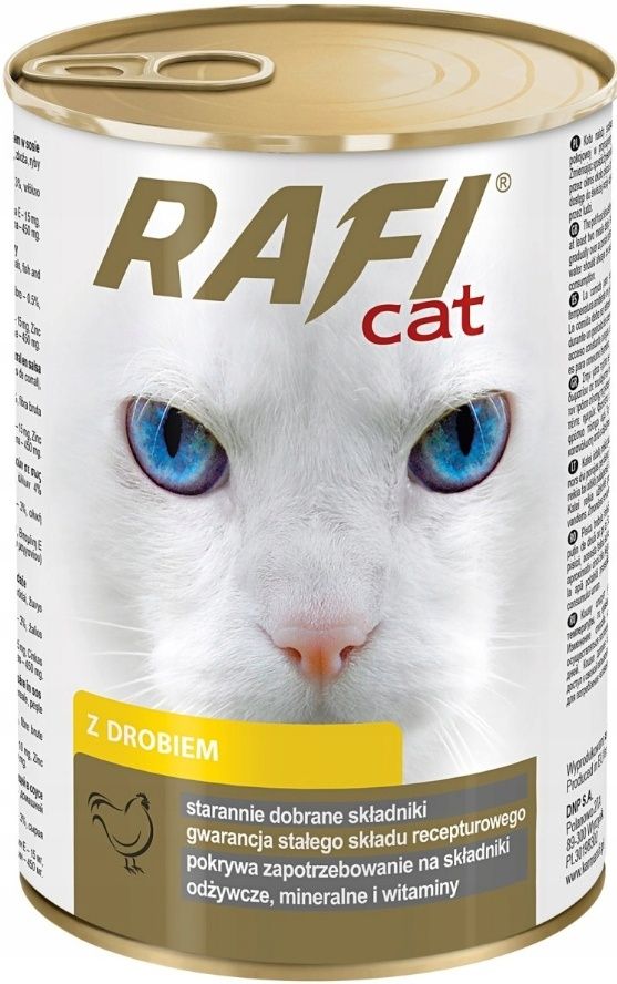 Mokra karma dla kota RAFI Cat Mix Smaków 24x415g PREMIUM 9,96kg