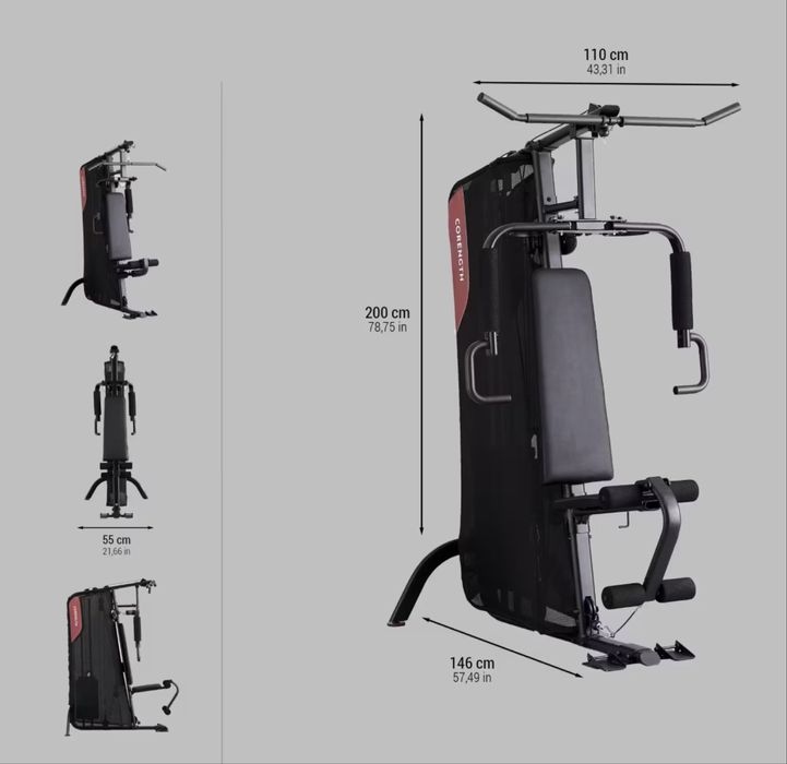 Aparelho de Musculação Compacto Home Gym