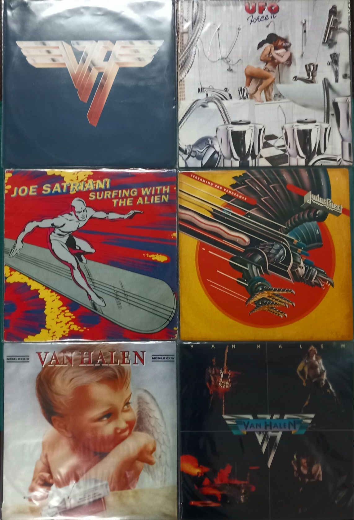 LPs Pop Rock, Classic Rock,  New Wave,  Hard rock. Heavy Metal,  Prog