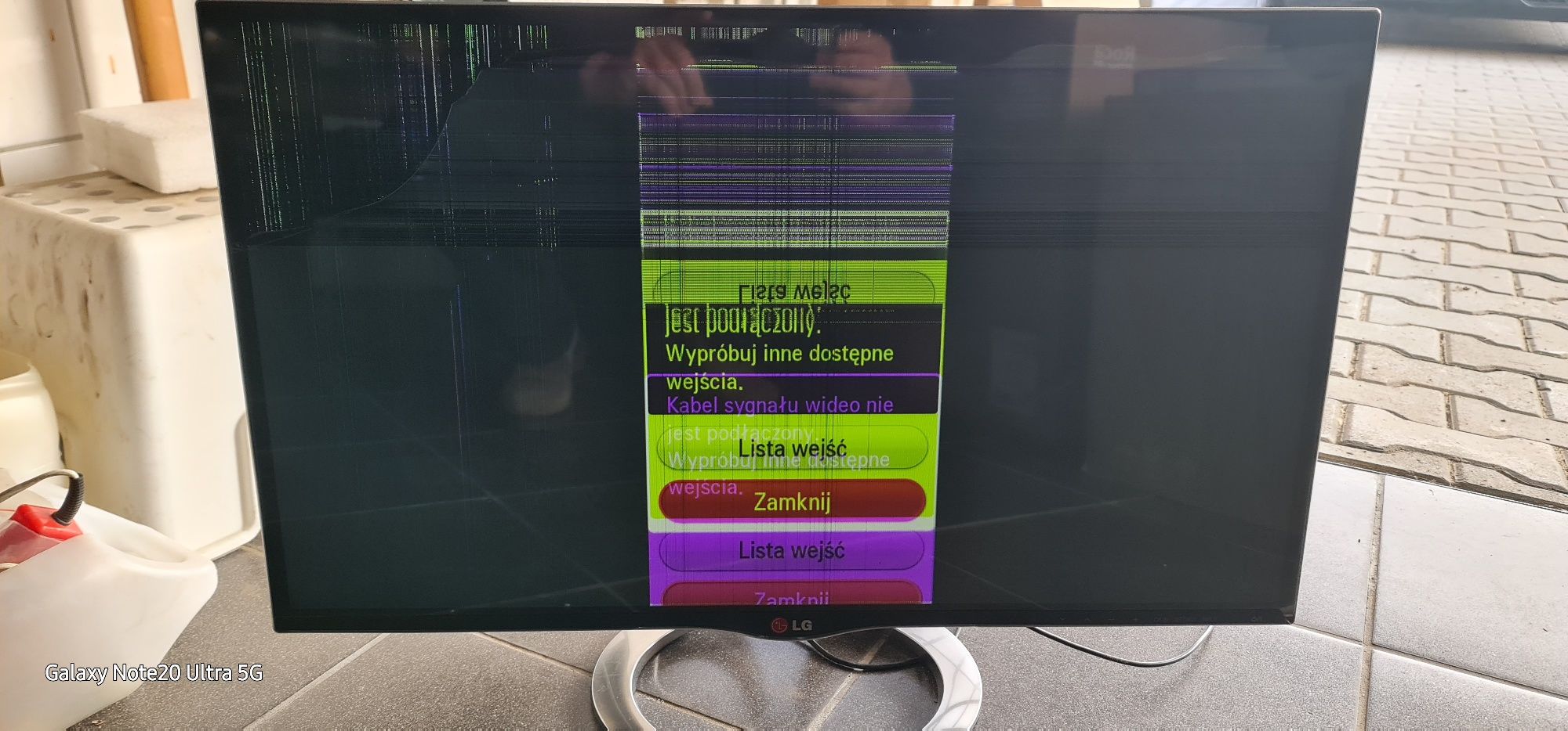 LG 27MT933- PZ stan jak na zdjęciach. USZKODZONA MATRYCA.