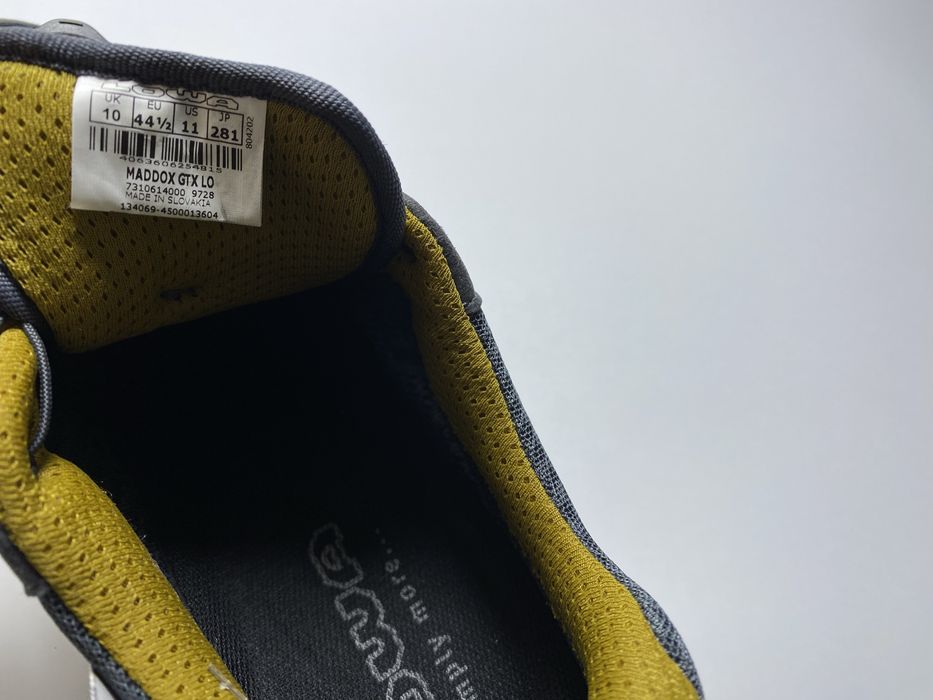 44.5-28.1см ОРИГІНАЛ 100% Кросівки LOWA MADDOX GORE-TEX Lo 310614 9728